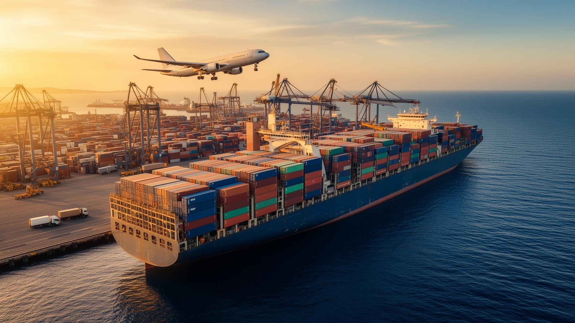 Global logistics cargo port